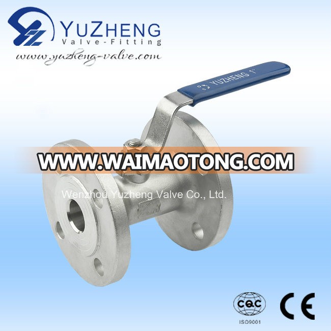 1PC Flange Ball Valve Integrate Body