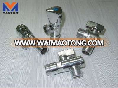 Angle Valve Nickel-Plated Chrome-Plated with Manual Shinning