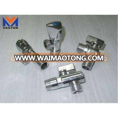 Angle Valve Nickel-Plated Chrome-Plated with Manual Shinning