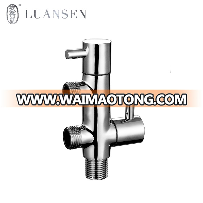 Luansen bathroom accessories Well designed high end 82116 sliver Design Toilet Stainless steel or brass angle valve